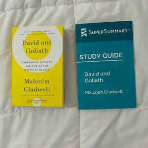 David and Goliath soft cover book and super summary study guide Malcolm Gladwell
